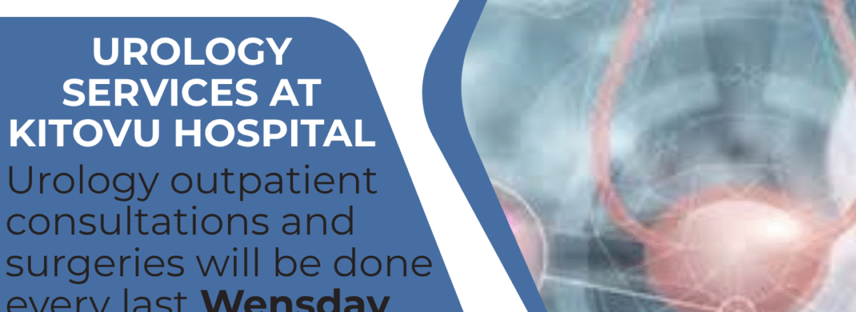Urology services at St. Joseph's Hospital Kitovu