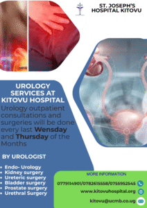 Urology services at St. Joseph's Hospital Kitovu